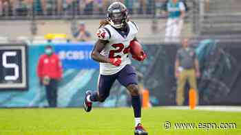 Texans' Tremon Smith goes 98 yards on kickoff return to end NFL's longest drought