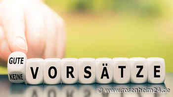 So halten Sie Ihre guten Vorsätze ein