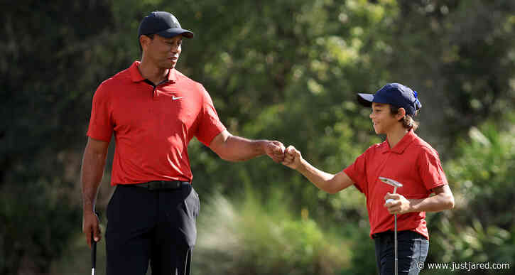 Tiger Woods & Son Charlie Finish in Second Place During PNC Championship 2021