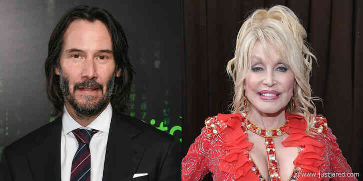Keanu Reeves Dressed Up As Dolly Parton for Halloween!