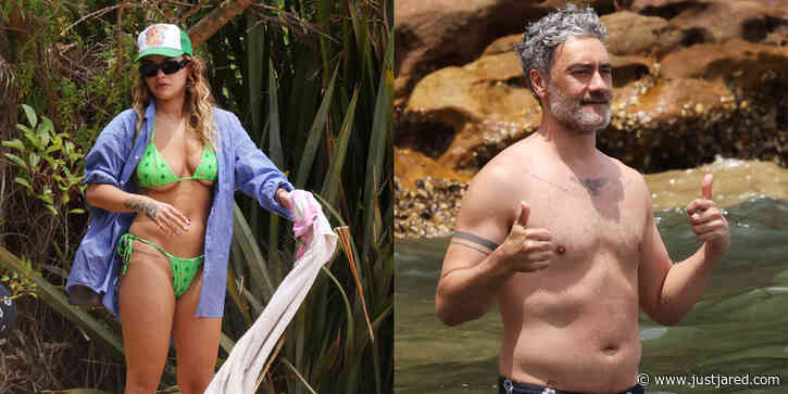 Rita Ora & Taika Waititi Enjoy a Fun Day at the Beach Together