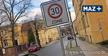 Tempolimit: Im Karree Dahmer Straße in Luckenwalde gilt ab sofort Tempo 30 - Märkische Allgemeine Zeitung