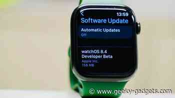 Apple releases watchOS 8.4 beta 1 (Video)