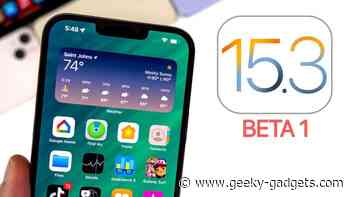 Apple releases iOS 15.3 beta 1 (Video)