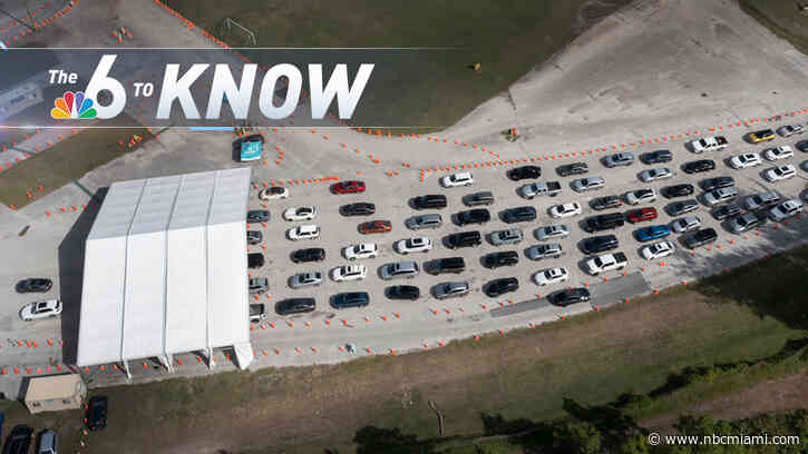 6 to Know: COVID Variant Surge Causes Long Lines, Cancellations in South Florida