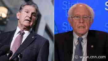 Sanders reacts to Manchin's bombshell