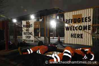 Extinction Rebellion activists block Home Office building in Glasgow - theoldhamtimes.co.uk