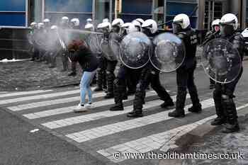Thousands in Brussels protest against Covid restrictions - theoldhamtimes.co.uk