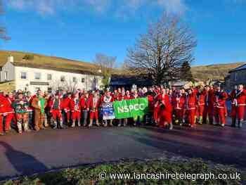 Blackburn's Carl Fogarty joins bikers spreading festive cheer during annual Santa ride
