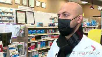 Frustrated Albertans scramble to find free COVID-19 antigen test kits following provincial rollout