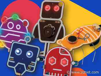 Get your favorite kid this DIY kit of 5 wacky robots for just $50