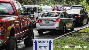 Holiday Rush Causing Long Lines, Test Shortages at South Florida COVID-19 Sites