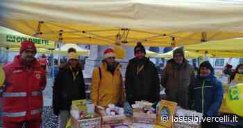 Donati alla Croce Rossa di Vercelli prodotti per famiglie in difficoltà - La Sesia | Cronaca
