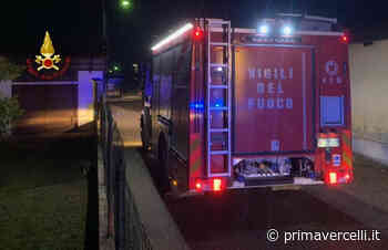 Camino a fuoco in un'abitazione di Bianzè - Prima Vercelli