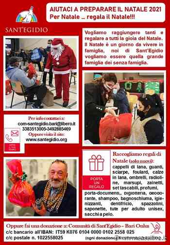 Comunità di Sant'Egidio di Matera organizza la “Festa del Dono”, le modalità per sostenere l'iniziativa benefica - Sassilive.it