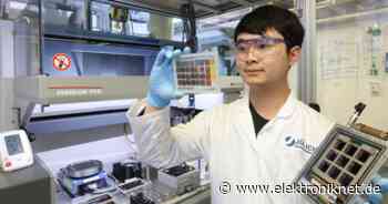 Helmholtz-Institut Erlangen-Nürnberg: Perowskit-Solarzelle mit ultralanger Haltbarkeit - elektroniknet.de