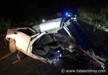 Chocan tres unidades en el Tortuguero, Macuspana - tabasco hoy