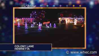 Lighting up the Holidays: Colony Lane in Henrietta
