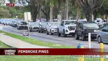 Drivers wait for hours to get coronavirus tests at public parks in Miami-Dade, Broward - WPLG Local 10