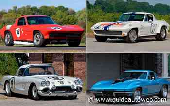 10 Corvette réunies pour un encan sans précédent
