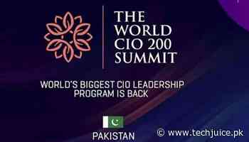 Pakistani executive among top 20 IT leaders at World CIO 200 Summit - TechJuice