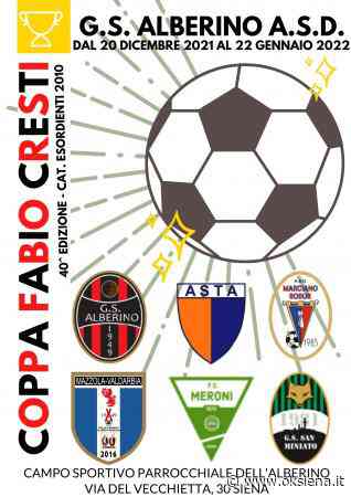 SIENA, TORNA LA COPPA FABIO CRESTI: OGGI IL VIA ALLA 40^ EDIZIONE - oksiena.it