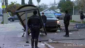 Man hit by truck at bus stop in southeast Fresno, police say