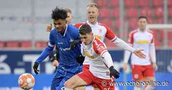 Lilien siegen in Regensburg und überwintern auf Platz zwei - Echo Online