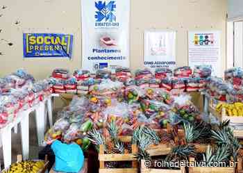 Itaperuna: 500 famílias beneficiadas com doações de cestas básicas - Folha de Italva