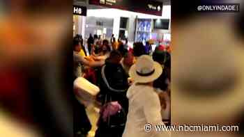 WATCH: Two Taken Into Custody After Brawl Breaks Out At Miami International Airport