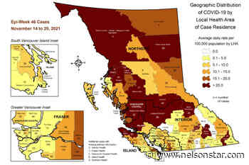Seven new COVID-19 cases in Nelson, Arrow Lakes areas - Nelson Star