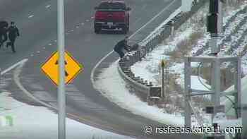 'Slumper' leads Bloomington police on chase before falling over guardrail
