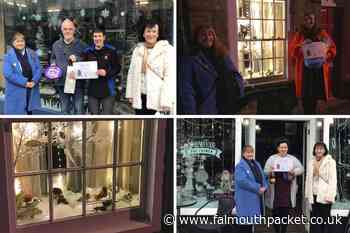 Penryn Christmas window winners in Cornwall get prizes - Falmouth Packet