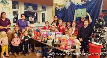 Horwich nursery's festive haul for the needy