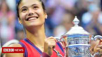 SPOTY: Emma Raducanu 'inspiring' Coventry tennis players - BBC News