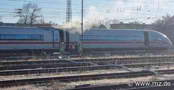 Mannheim:  Großeinsatz wegen brennendem ICE