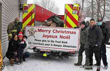 Russell Fire Department raises funds for Embrun food bank - The Review Newspaper