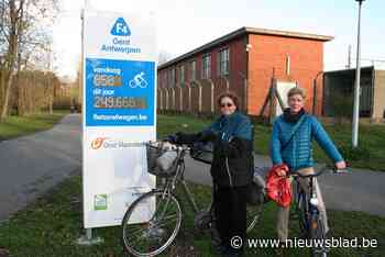 Steeds meer fietsers op de fietssnelweg en de meeste zijn geteld in centrum Lokeren
