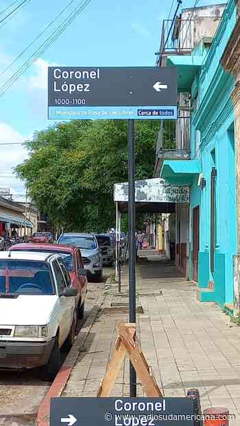 El Municipio de Libres renueva los carteles de señalización de calles - Radio Sudamericana