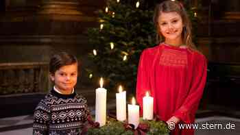 Schwedische Royals: Estelle und Oscar senden Weihnachtsgruß - STERN.de