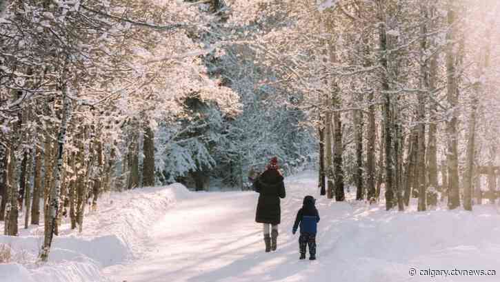 Chilly and snowy in Calgary over the holidays