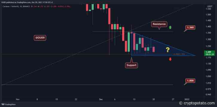 Cardano Price Analysis: ADA at Critical Support, Is $1 Incoming? - CryptoPotato