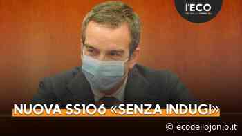 Sibari-Co-Ro, Occhiuto senza indugi: «Opera strategica. Serve subito progetto definitivo» - Ecodellojonio