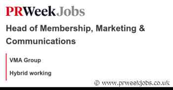 VMA Group: Head of Membership, Marketing & Communications