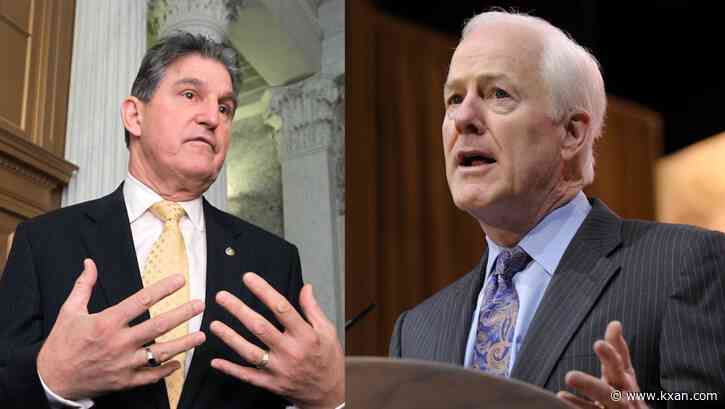 Texas Sen. Cornyn joins Republicans recruiting Joe Manchin to GOP