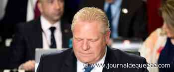 Une manifestation empêche Doug Ford de rentrer chez lui