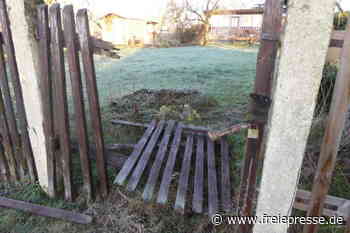 Randalierer beschädigen mehr als 20 Gartentore in Limbach-Oberfrohna - Freie Presse