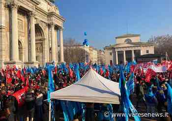 Sciopero generale, in Lombardia 20mila persone all'Arco della Pace a Milano con Cgil e Uil - varesenews.it