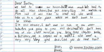 7-year-old boy living in shelter writes heartbreaking letter to Santa