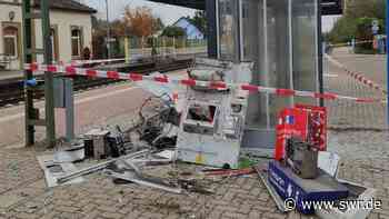 Erneut Fahrkartenautomat in Bruchsal gesprengt - SWR